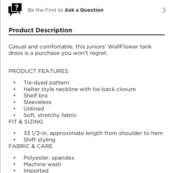 🎉HP🎉 Wallflower Tie-Dye Red Halter Tank Dress - Picture 3 of 5